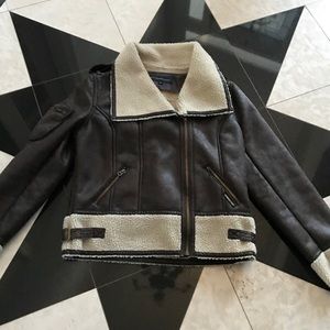 Faux Shearling Members Only Jacket
